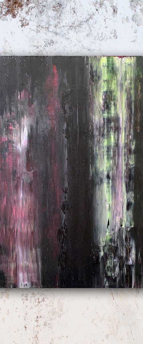 "Don't F#?k With Our Health" - Original PMS Abstract Acrylic Painting On Wooden Panel - 24" x 24" by Preston M. Smith (PMS)