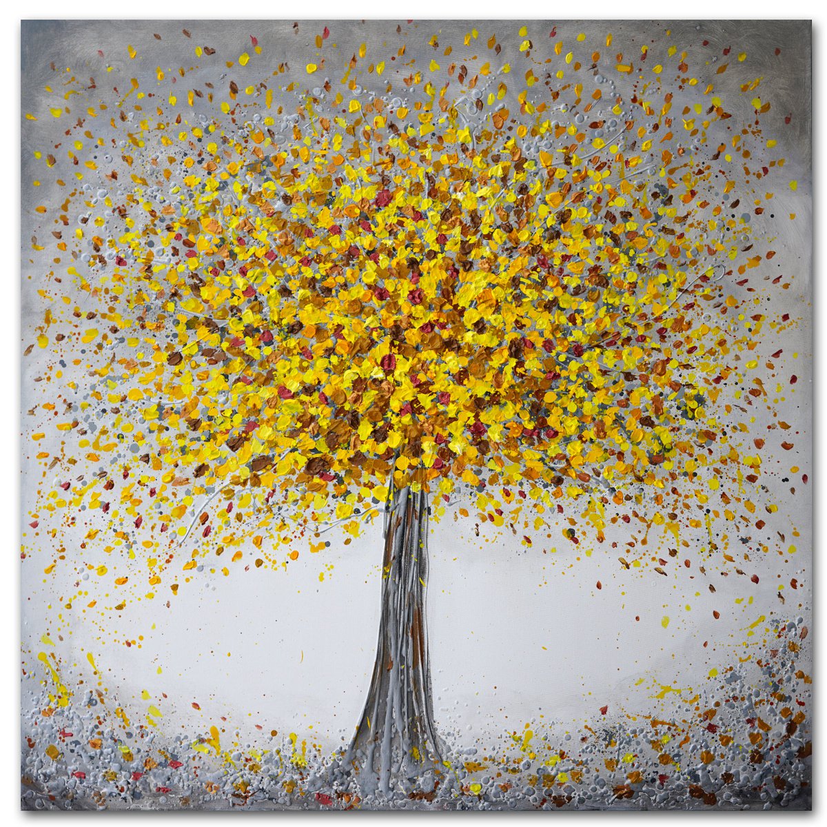 Jubilant Yellow Tree by Amanda Dagg