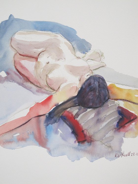 Reclining female nude