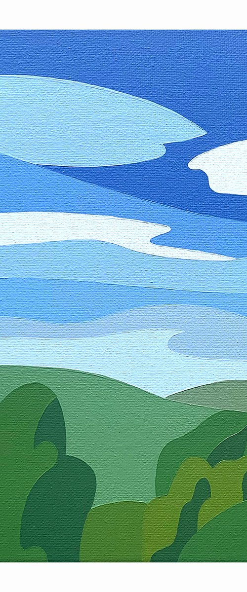 Morning View over the Vale by Zoe Hattersley