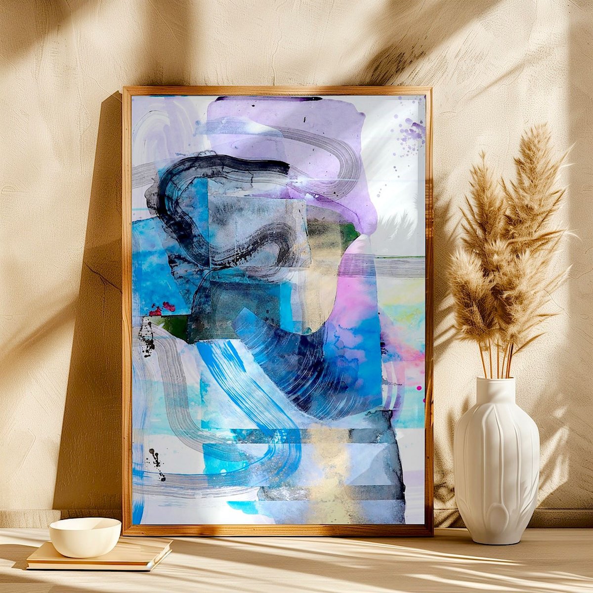 Abstract Painting By Poovi Art, 22 X 28", I Dwell In Possibility, Original Artwork