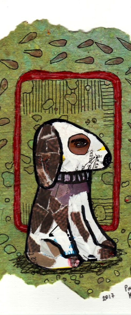 Dog and mirror by Pavel Kuragin