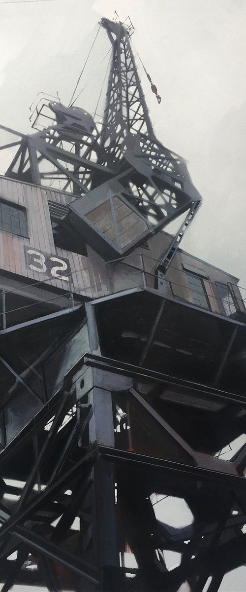 Dockside Crane by Andrew Morris