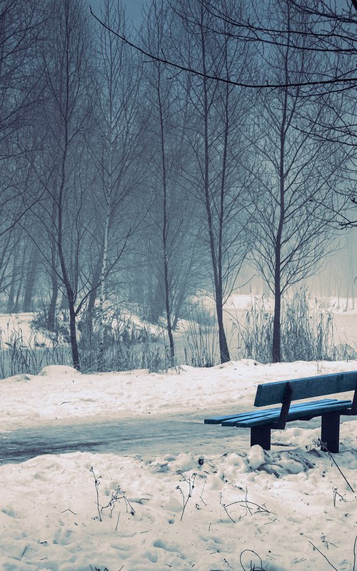 Blue bench. by Valerix