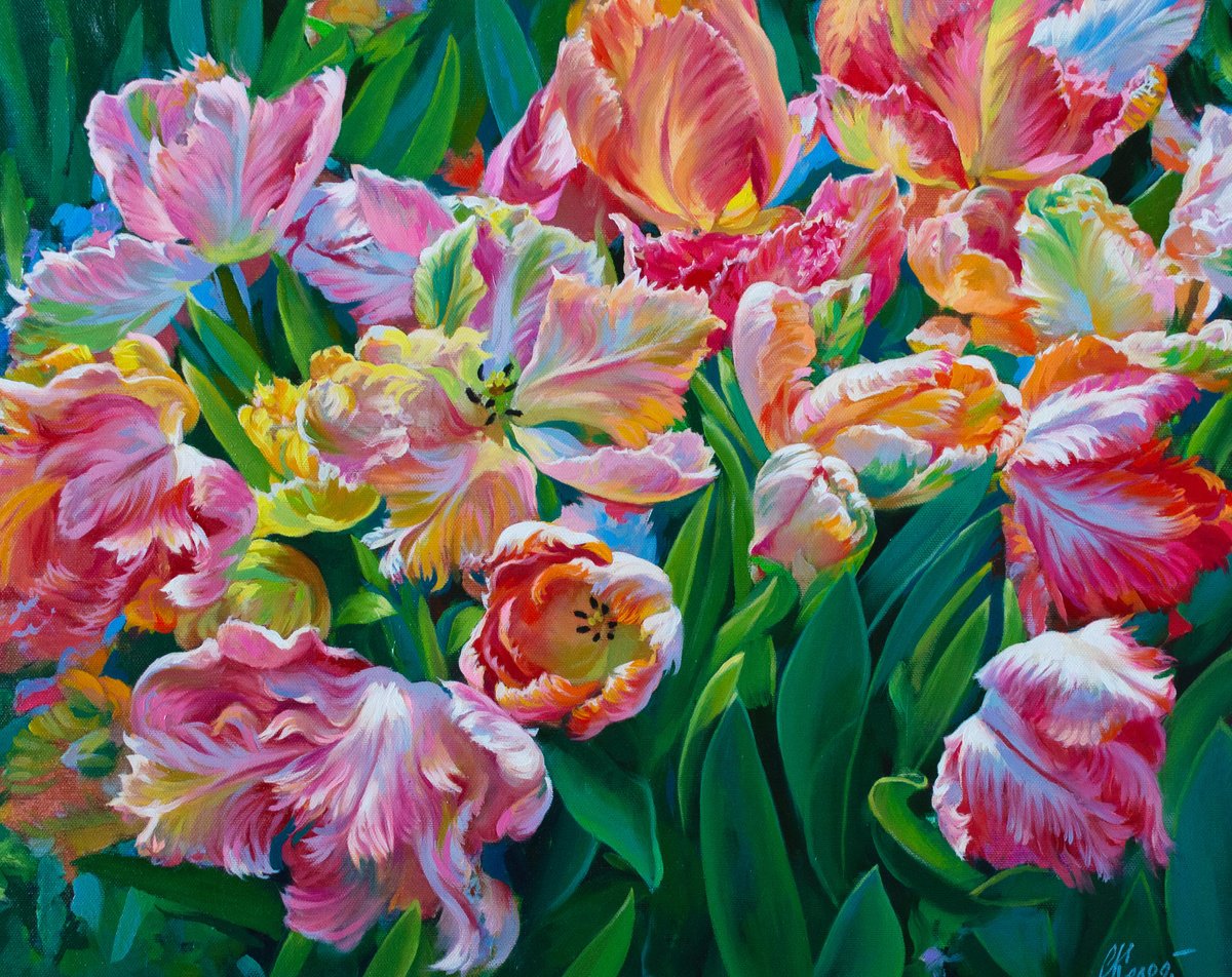 Dancing Tulips by Kolodyazhniy Sergey