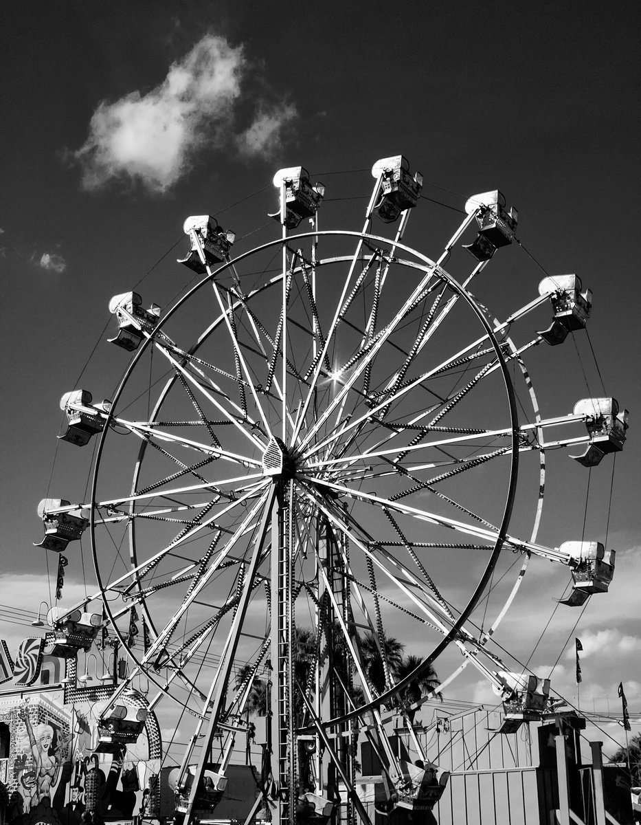 Urban And Pop Photograph , A Big Wheel Named Ferris Indio Ca By William Dey, 18 X 22, Artwork For Sale On Artfinder