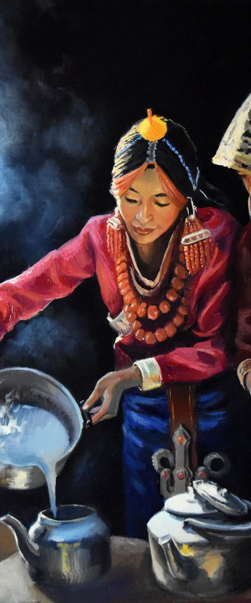 The Tibetan tea by Serghei Ghetiu