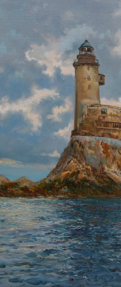 Old lighthouse by Eduard Panov