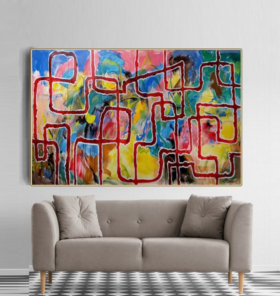 Abstract6 - 73x39 in
