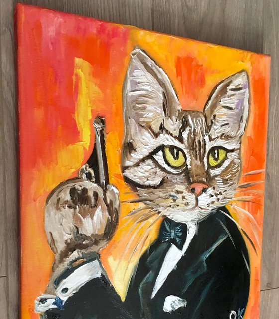 Troy Cat  James Bond 007, Fabulous feline.