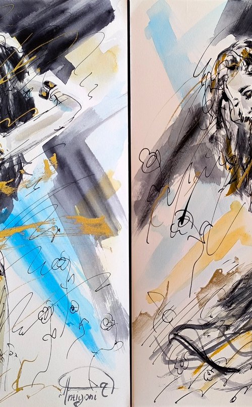 Les Muses Series by Antigoni Tziora