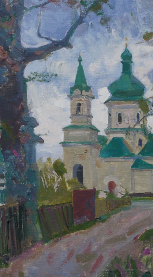 Old church in Sedniv by Victor Onyshchenko