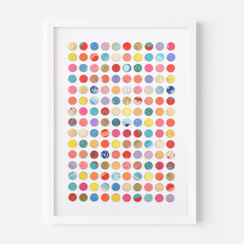 150 Splash Dot Abstract Geometric by Amelia Coward