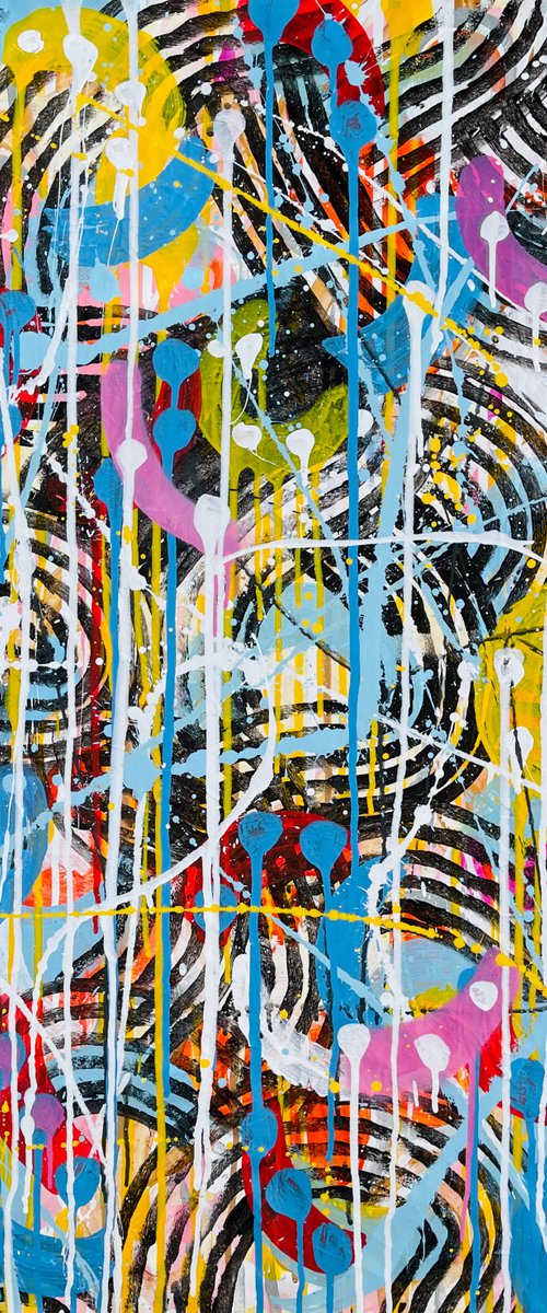 Jungle Abstract by Mercedes Lagunas