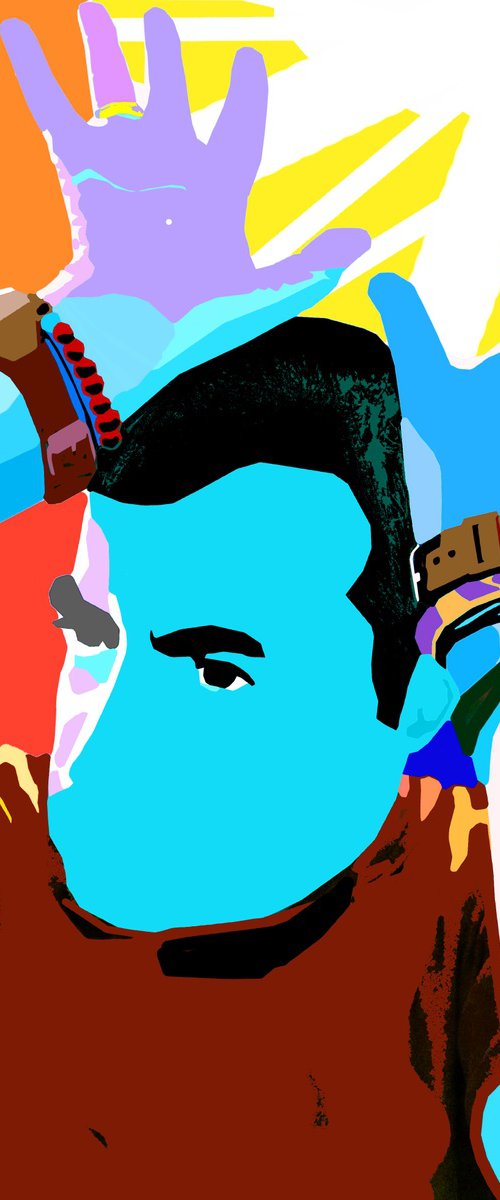 A Head with wings by Alejos