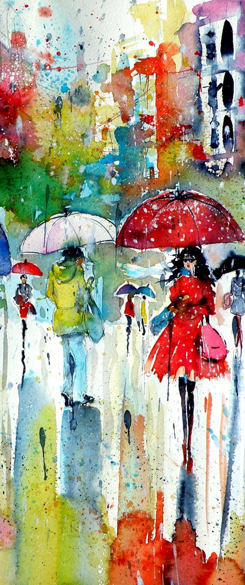 Rain, colors, people... by Kovács Anna Brigitta