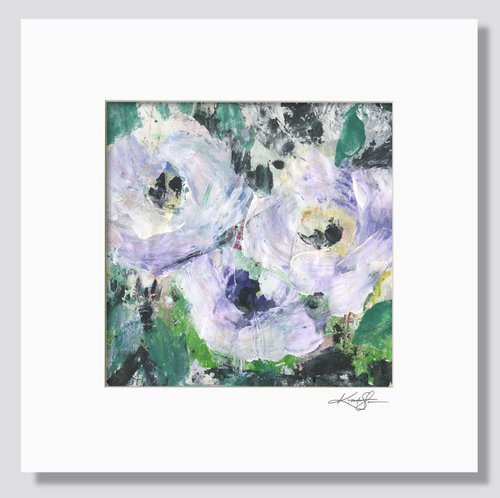 Abstract Floral 2020-87 - Flower Painting by Kathy Morton Stanion by Kathy Morton Stanion