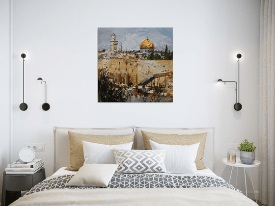 Western Wall and Dome of the Rock in Jerusalem, Israel