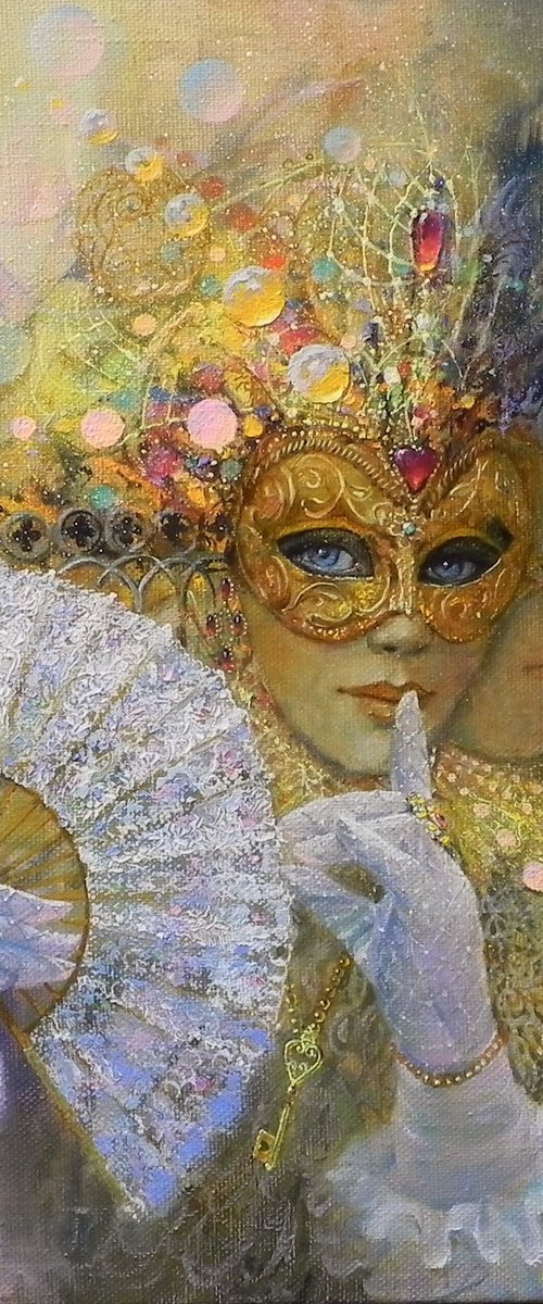"Backstage secret" Original Art by Yurii Novikov