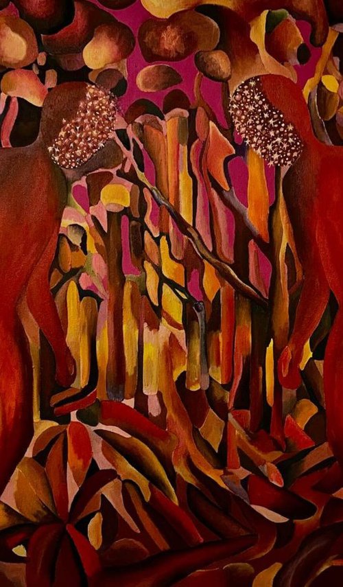 REFLECTION IN RED by Tanya Brodskaia