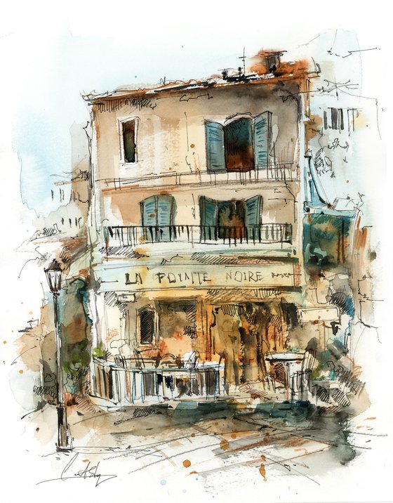 Cafe building
