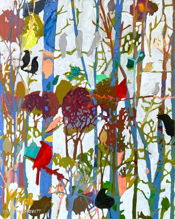 All The Birds In A Winter White