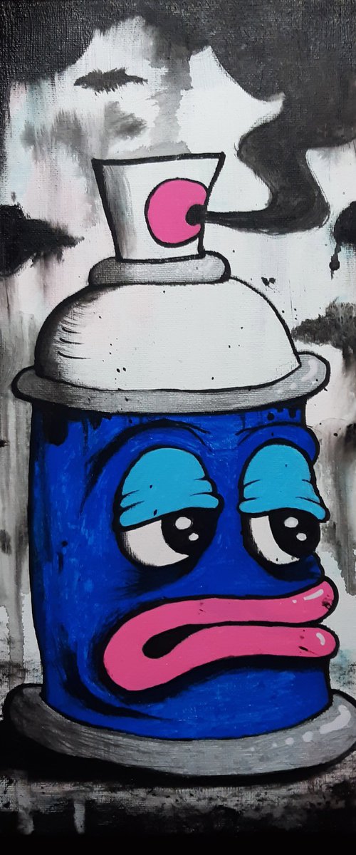 Sad Spraycan by Ross Hendrick