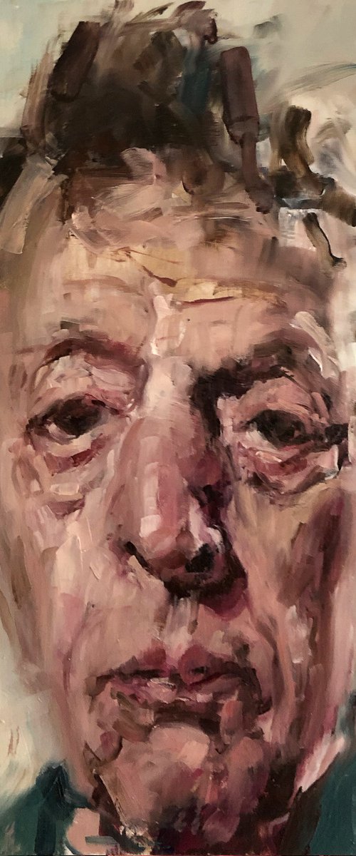 Portrait Philip Glass by Matthew Watts