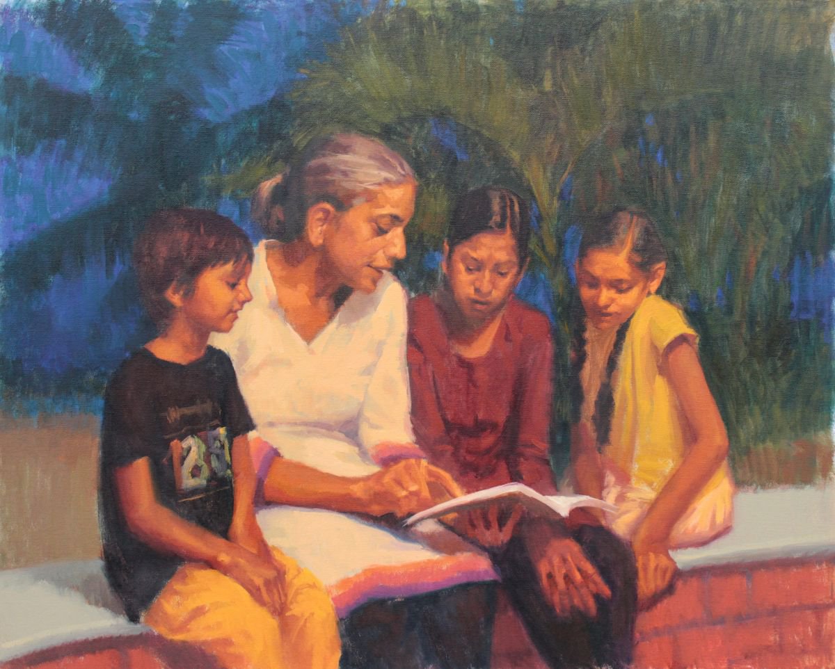 Evening Study by Snehal Page