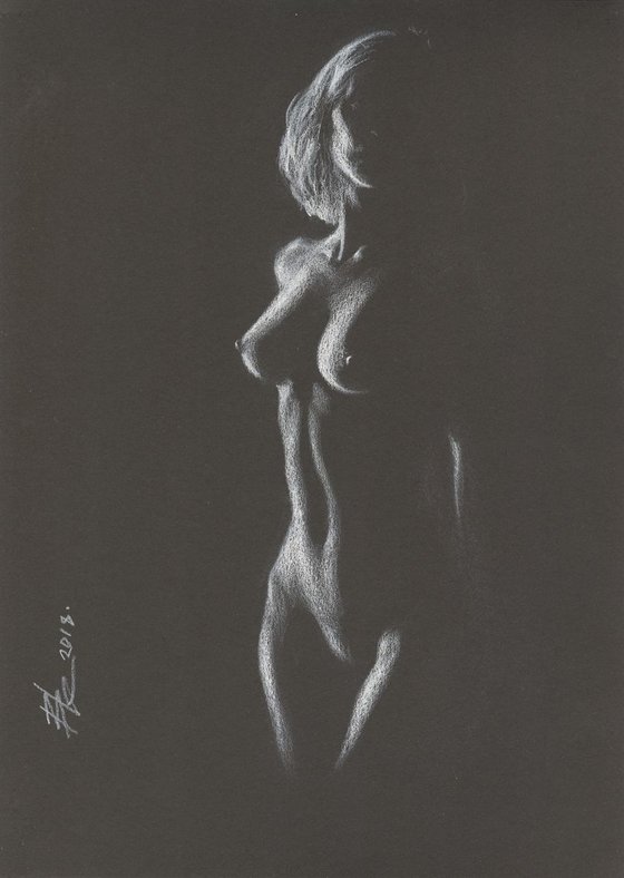 Nude noir #140 (21X29.5)cm