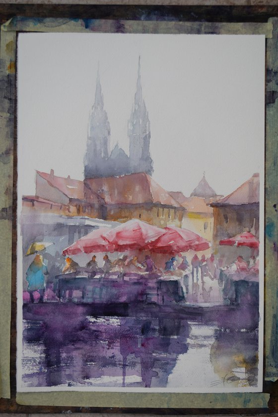 Dolac market.(Zagreb)