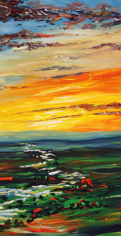 Landscape: Evening Mood M 4 by Peter Nottrott