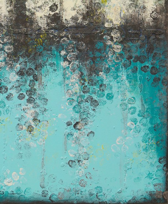 Boiling Bubbles Turquoise