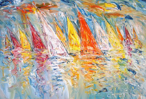 Summer Sailing Impressions D 4 by Peter Nottrott