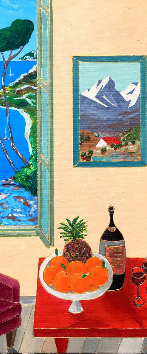 Sea view from the window by Ashot Petrosyan
