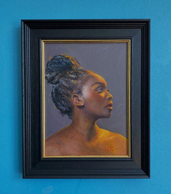 Young Black Woman.