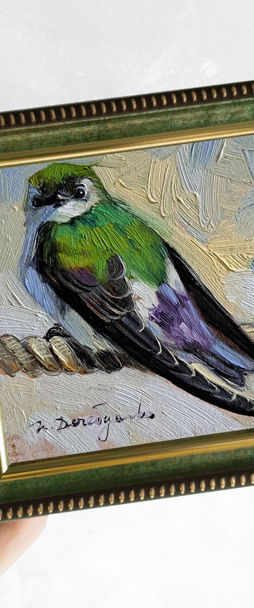 Small bird by Nataly Derevyanko