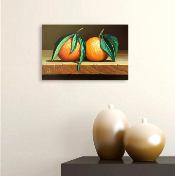 Two clementines