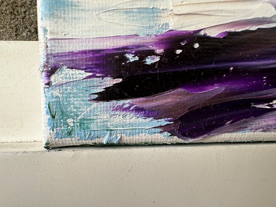 White Rose deep impasto