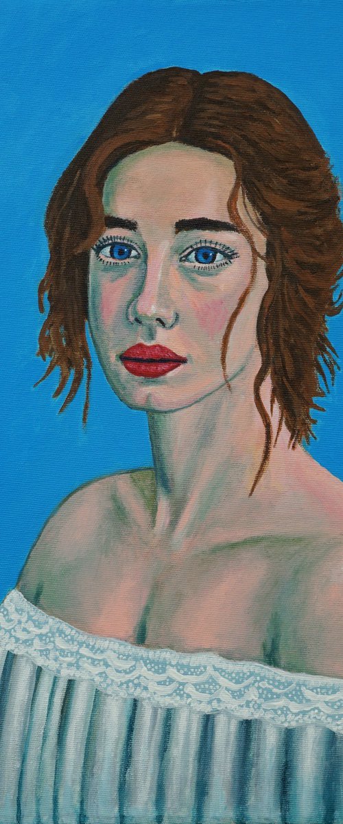 Ritratto In Azzurro by silvio mazzotta