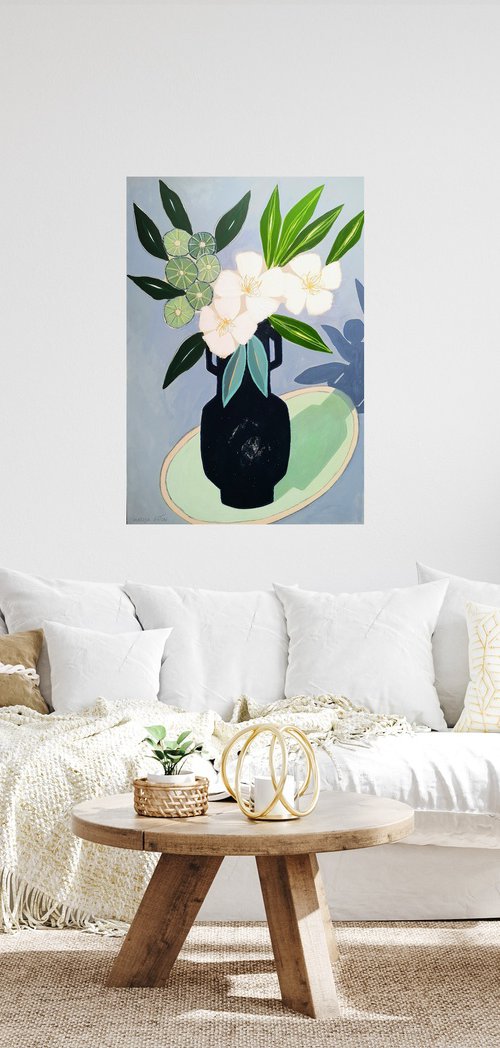 Spring Florals in Blue I by Marisa Añón