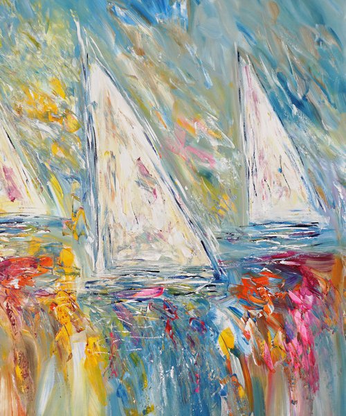 Stormy Sailing Regatta E 4 by Peter Nottrott