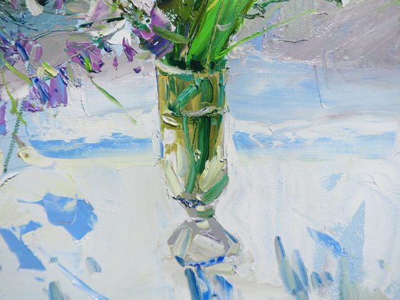 " Still life of wildflowers "