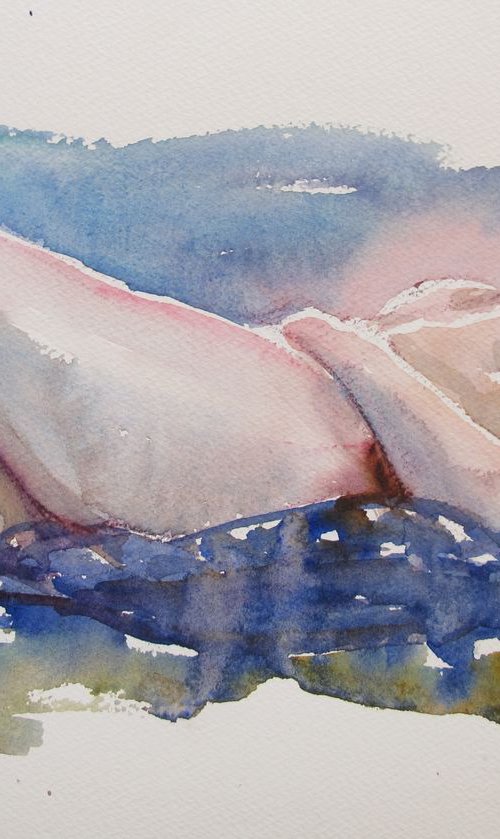 reclining female nude by Rory O’Neill