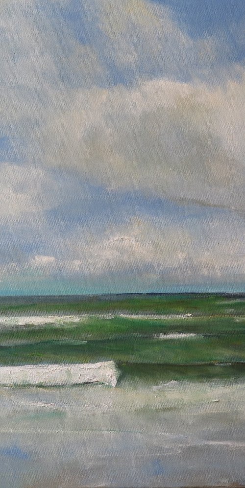 Winterton Waves, Norfolk by Malcolm Ludvigsen