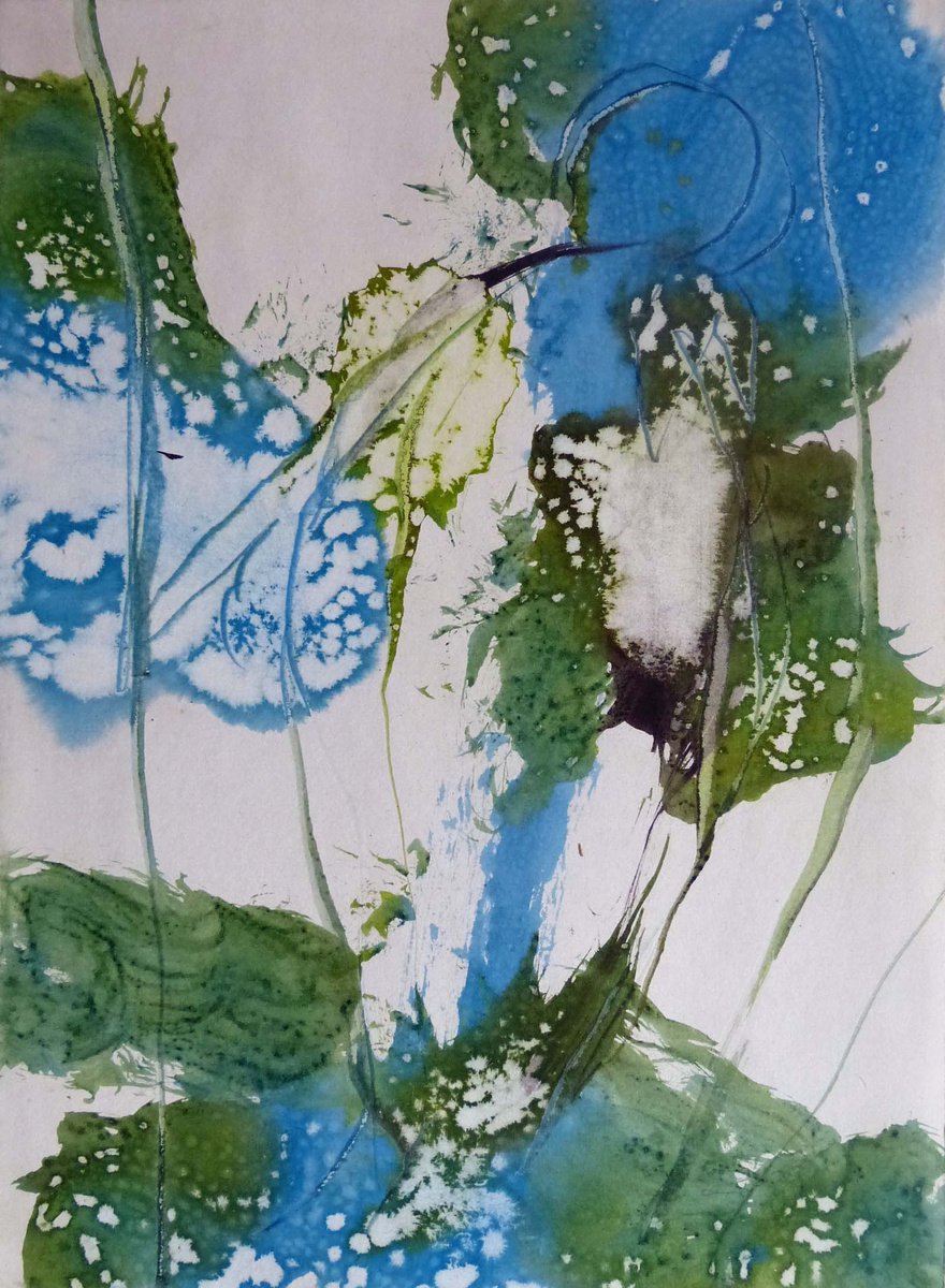 The Green Abstract, 29x41 cm - ESA2 by Frederic Belaubre
