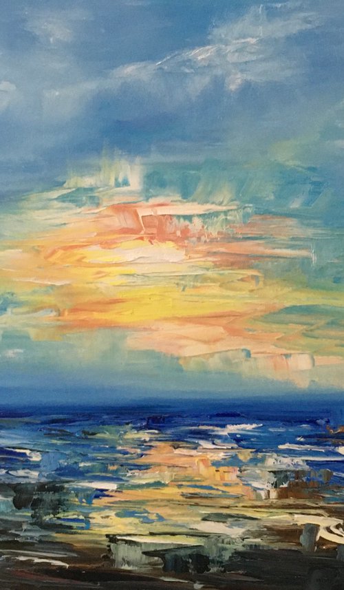 Abstract Sunset by Timea  Valsami