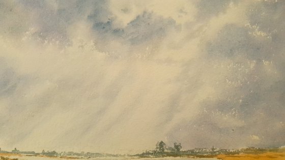 Storm Light Over Water
