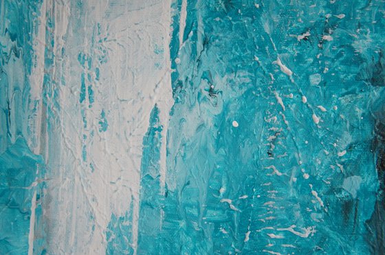 Amazonite Revealed I (100 x 100 cm) XXL (40 x 40 inches)