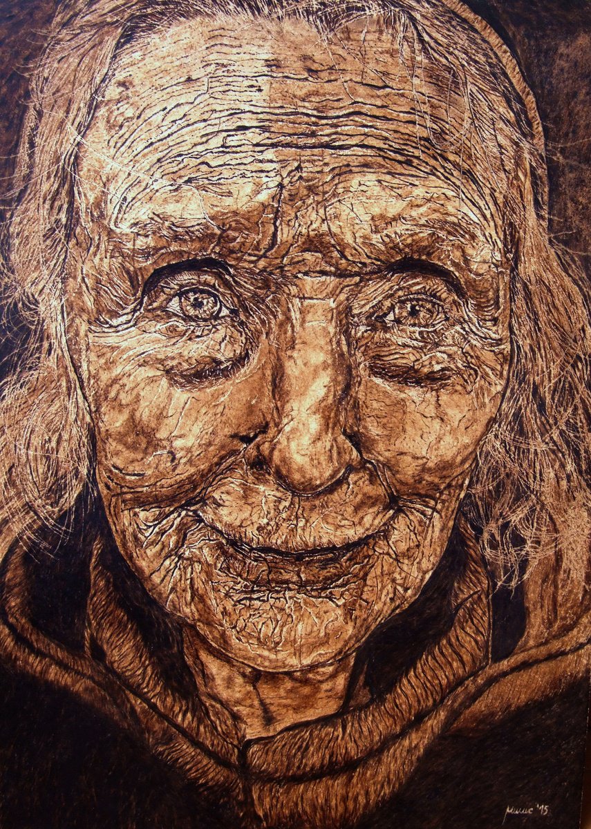 Beatitude by MILIS Pyrography